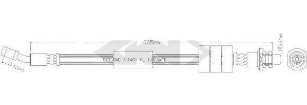 KAVO PARTS BBH8554 Гальмівний шланг