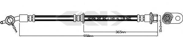 LEXUS 9094702F61 Гальмівний шланг