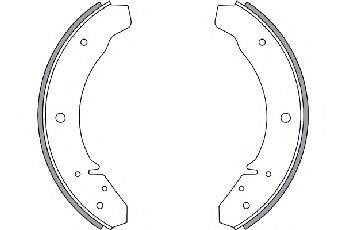 TRW GS8028 Комплект гальмівних колодок