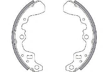 SUZUKI 5320082810 Комплект гальмівних колодок
