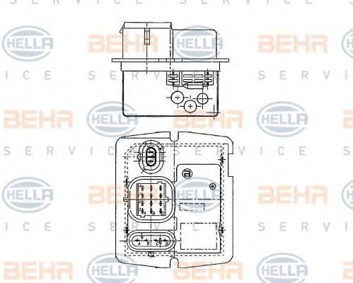 BEHR HELLA SERVICE 9XX 009 122-051