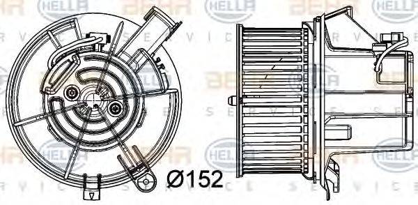 BEHR HELLA SERVICE 8EW 351 040-301