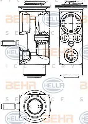 BEHR HELLA SERVICE 8UW351239611 Розширювальний клапан, кондиціонер