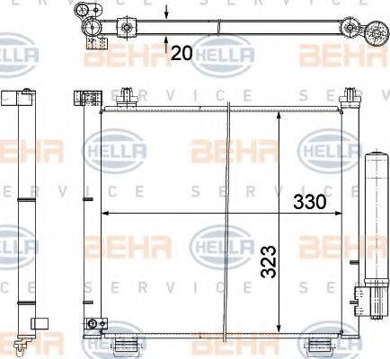 BEHR HELLA SERVICE 8FC 351 303-471