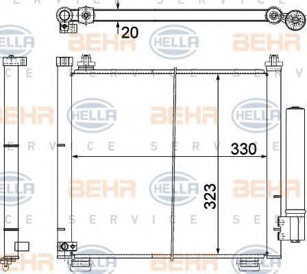 BEHR HELLA SERVICE 8FC 351 303-481