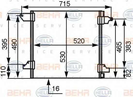 BEHR HELLA SERVICE 8FC 351 306-181