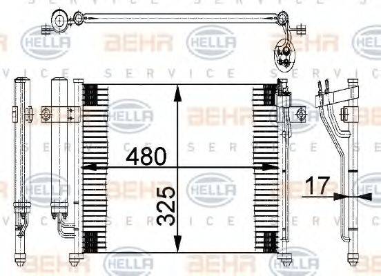 BEHR HELLA SERVICE 8FC 351 318-071