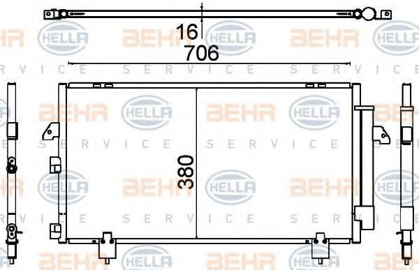 BEHR HELLA SERVICE 8FC 351 318-711