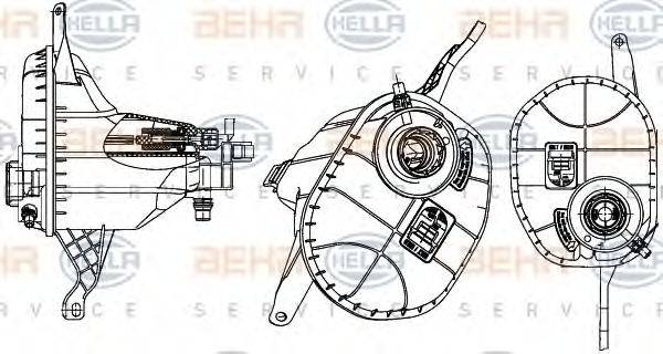 BEHR HELLA SERVICE 8MA 376 704-001