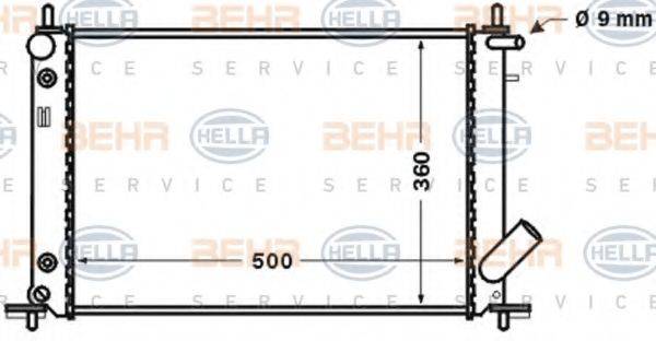 BEHR HELLA SERVICE 8MK 376 705-571