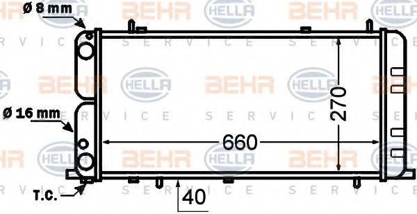 BEHR HELLA SERVICE 8MK 376 705-731