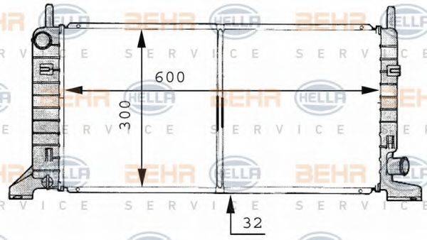 BEHR HELLA SERVICE 8MK 376 706-661