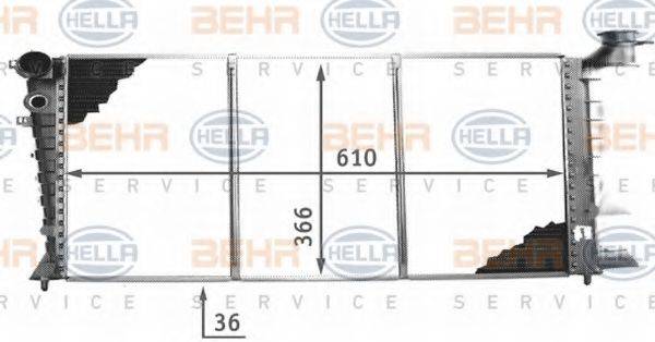 BEHR HELLA SERVICE 8MK 376 707-141