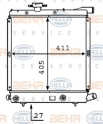 BEHR HELLA SERVICE 8MK 376 707-481