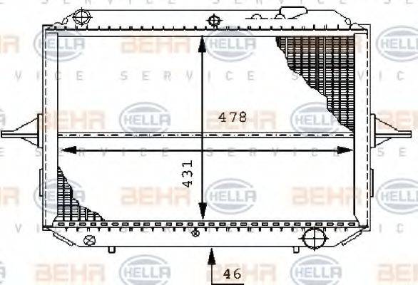 BEHR HELLA SERVICE 8MK 376 710-221