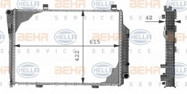 BEHR HELLA SERVICE 8MK 376 710-351