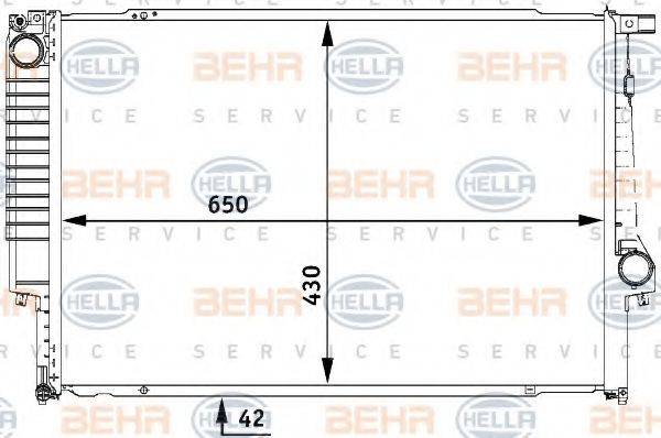 BEHR HELLA SERVICE 8MK 376 712-124