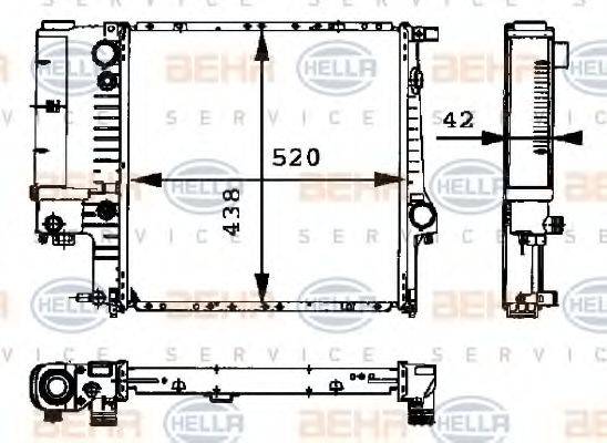 BEHR HELLA SERVICE 8MK 376 712-221