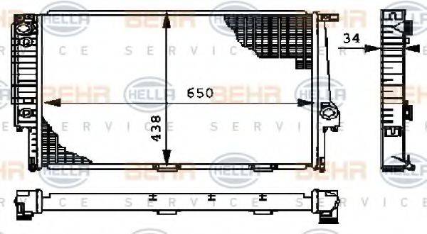 BEHR HELLA SERVICE 8MK 376 712-381