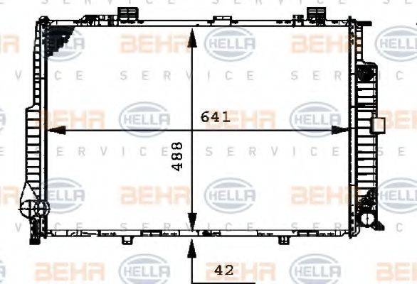 BEHR HELLA SERVICE 8MK 376 712-401