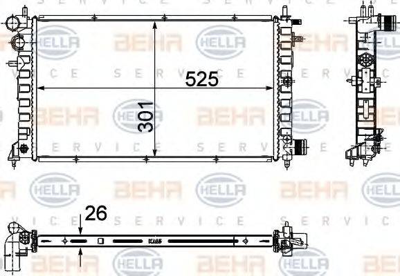 BEHR HELLA SERVICE 8MK 376 716-461