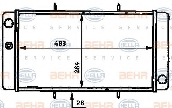 BEHR HELLA SERVICE 8MK 376 717-161