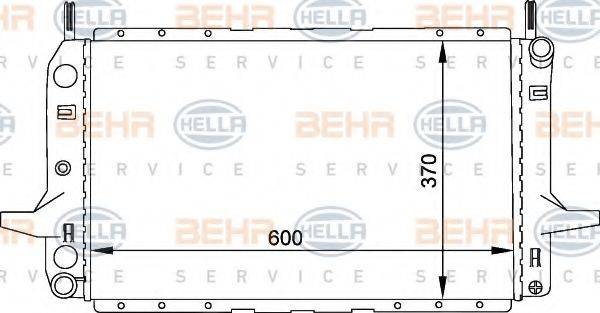 BEHR HELLA SERVICE 8MK 376 720-171