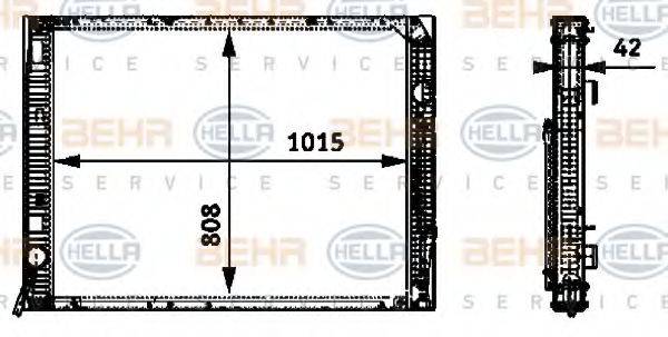 BEHR HELLA SERVICE 8MK 376 722-361