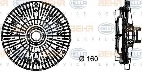 BEHR HELLA SERVICE 8MV 376 732-081