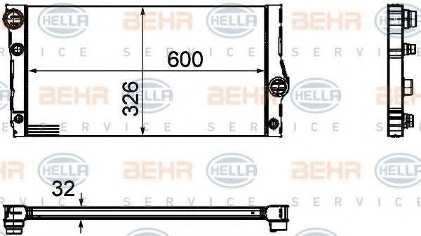 BEHR HELLA SERVICE 8MK 376 754-141