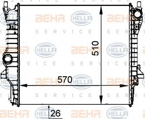 BEHR HELLA SERVICE 8MK 376 764-371