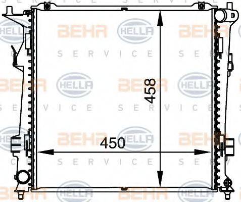 BEHR HELLA SERVICE 8MK 376 764-461