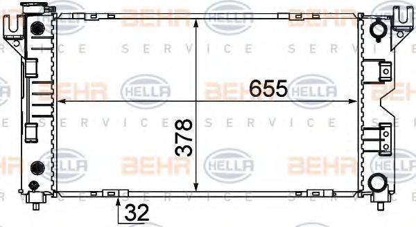 BEHR HELLA SERVICE 8MK 376 766-541