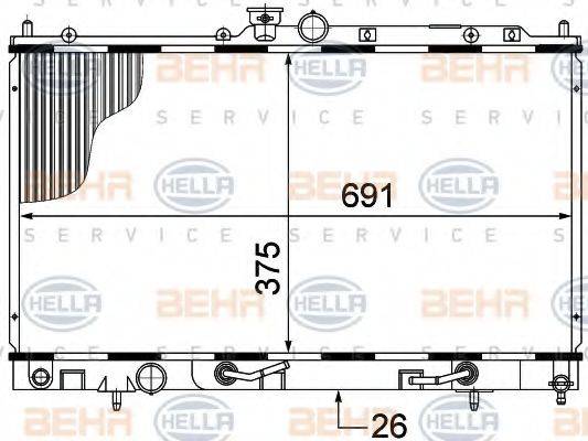 BEHR HELLA SERVICE 8MK 376 770-321