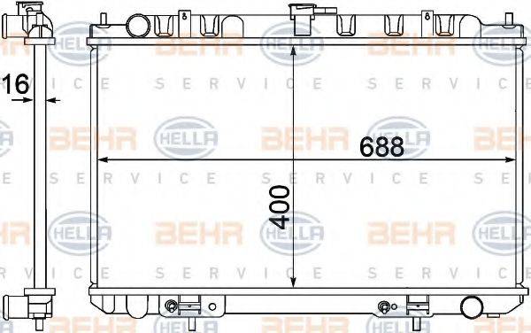 BEHR HELLA SERVICE 8MK 376 770-601