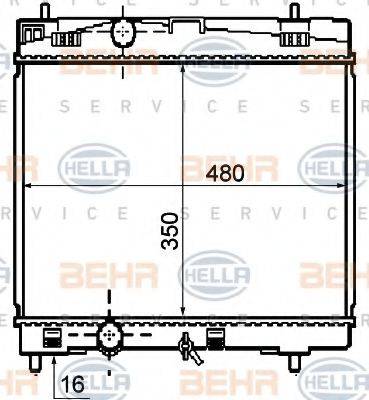 BEHR HELLA SERVICE 8MK 376 790-061