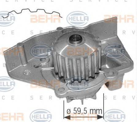 BEHR HELLA SERVICE 8MP376801364 Водяний насос