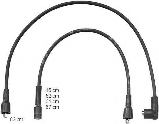 BERU ZEF1073 Комплект дротів запалювання