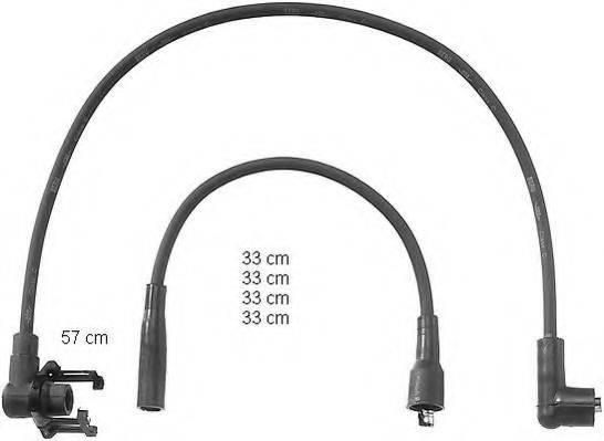 CHAMPION CLS126 Комплект дротів запалювання