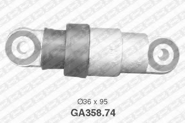 SNR GA35874 Натяжний ролик, полікліновий ремінь