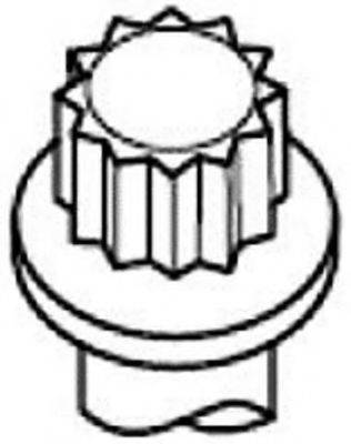 NISSAN 11056-31U01  8x Комплект болтів головки цилідра