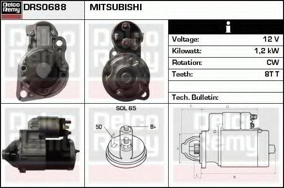 MITSUBISHI M000T31071 Стартер