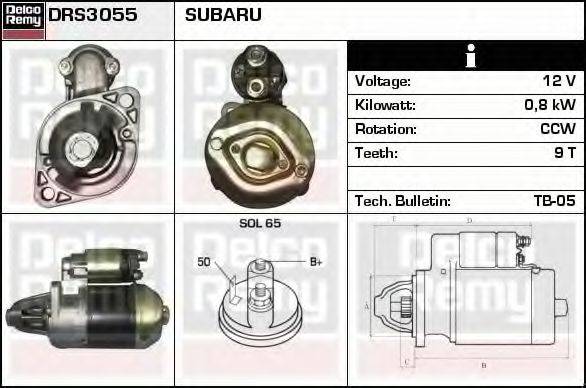 DELCO REMY DRS3055