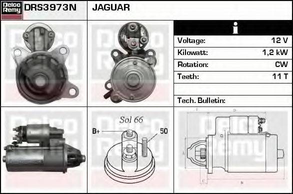 DELCO REMY DRS3973N Стартер