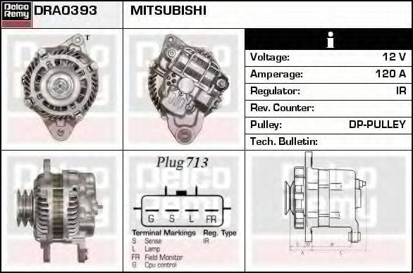DELCO REMY DRA0393