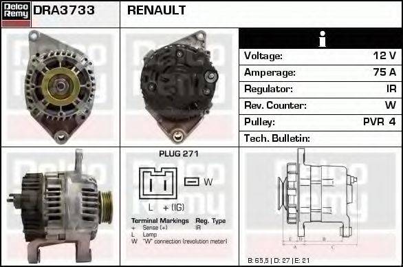 DELCO REMY DRA3733