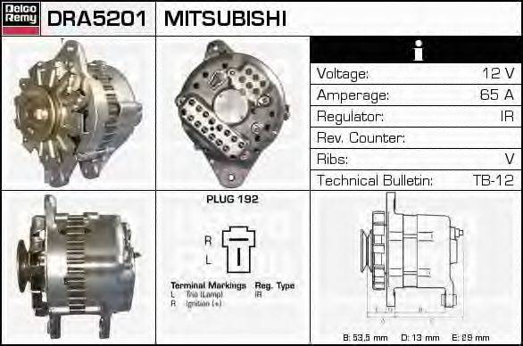 MITSUBISHI MD086046R Генератор