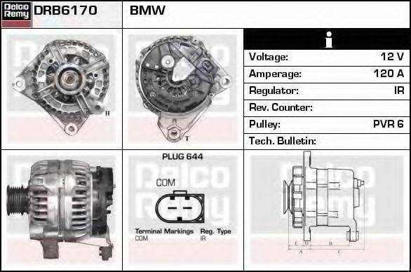 DELCO REMY DRB6170