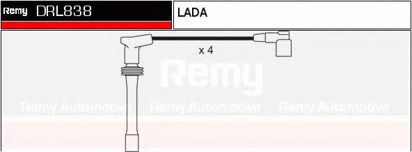 DELCO REMY DRL838 Комплект дротів запалювання