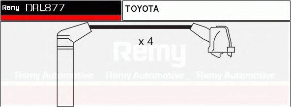 DELCO REMY DRL877 Комплект дротів запалювання